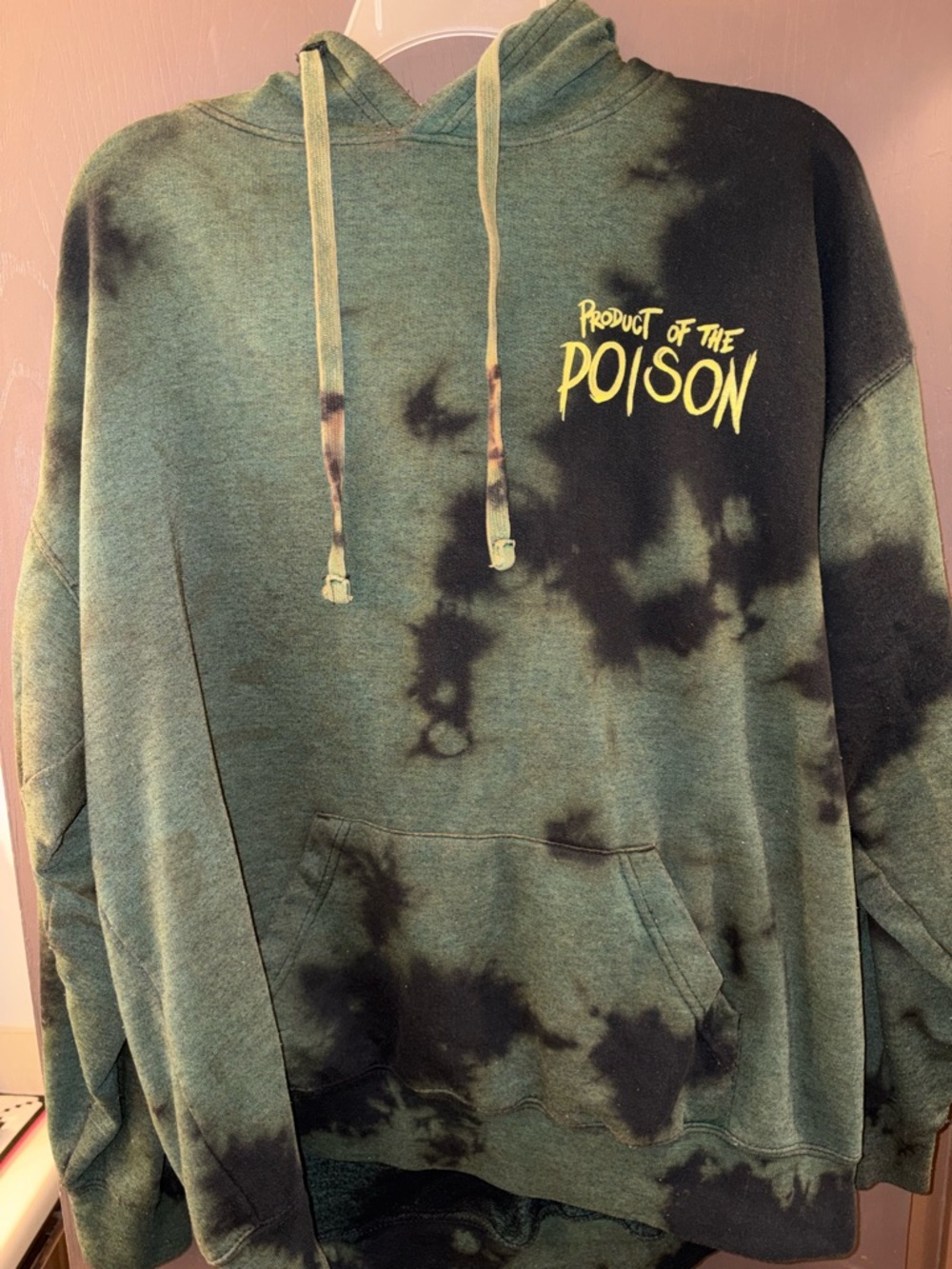 Assholes Live Forever x Linda Finegold Green Tie-Dye Hoodie